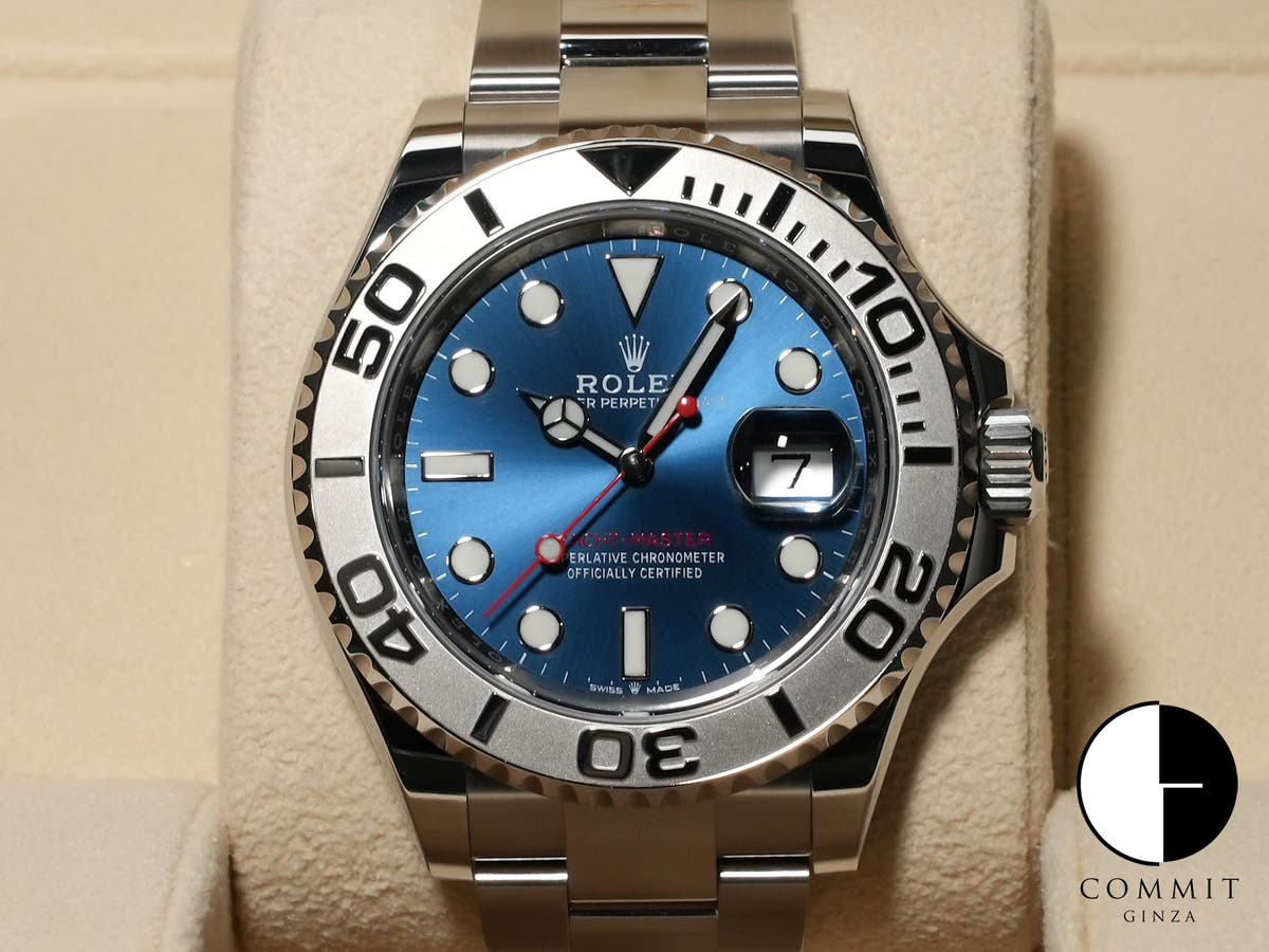 ロレックス ヨットマスター40 Ref.126622 ステンレススチール/プラチナ ブライトブルー文字盤