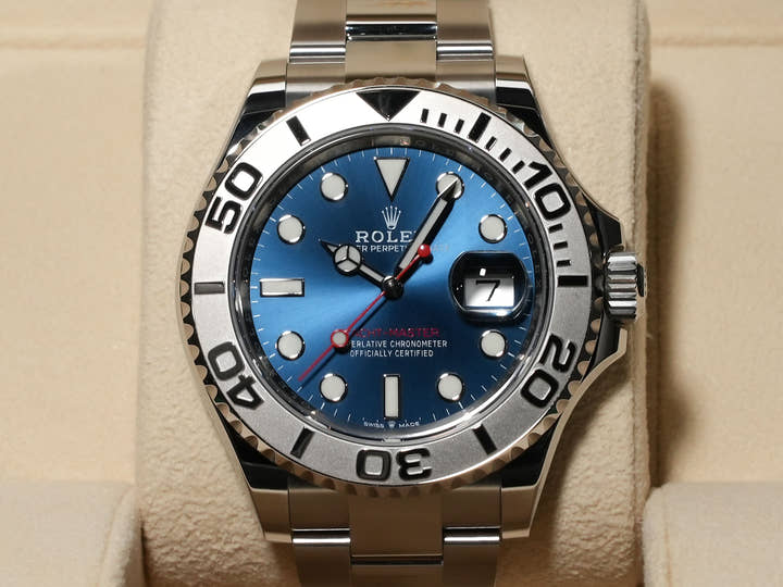 ロレックス ヨットマスター40 Ref.126622 ステンレススチール/プラチナ ブライトブルー文字盤