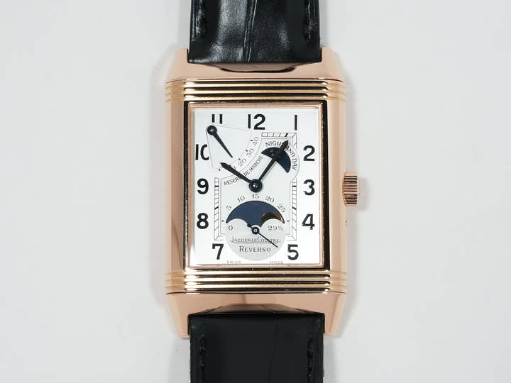 ジャガールクルト レベルソ サンムーン Ref.Q2752420 シルバー文字盤 美品 hmurcmjt