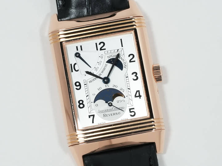 ジャガールクルト レベルソ サンムーン Ref.Q2752420 シルバー文字盤 美品 hmurcmjt