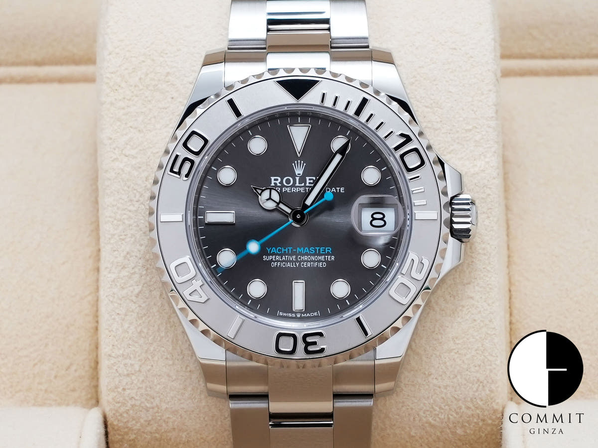 ロレックス ヨットマスター37 Ref.268622 ステンレススチール/プラチナ スレート文字盤
