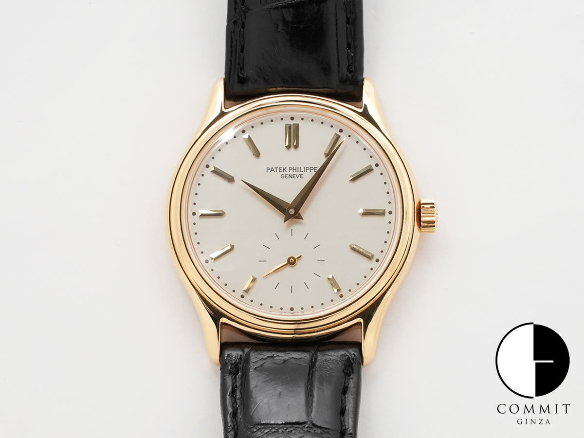 パテックフィリップ カラトラバ Ref.3923J イエローゴールド シルバー文字盤