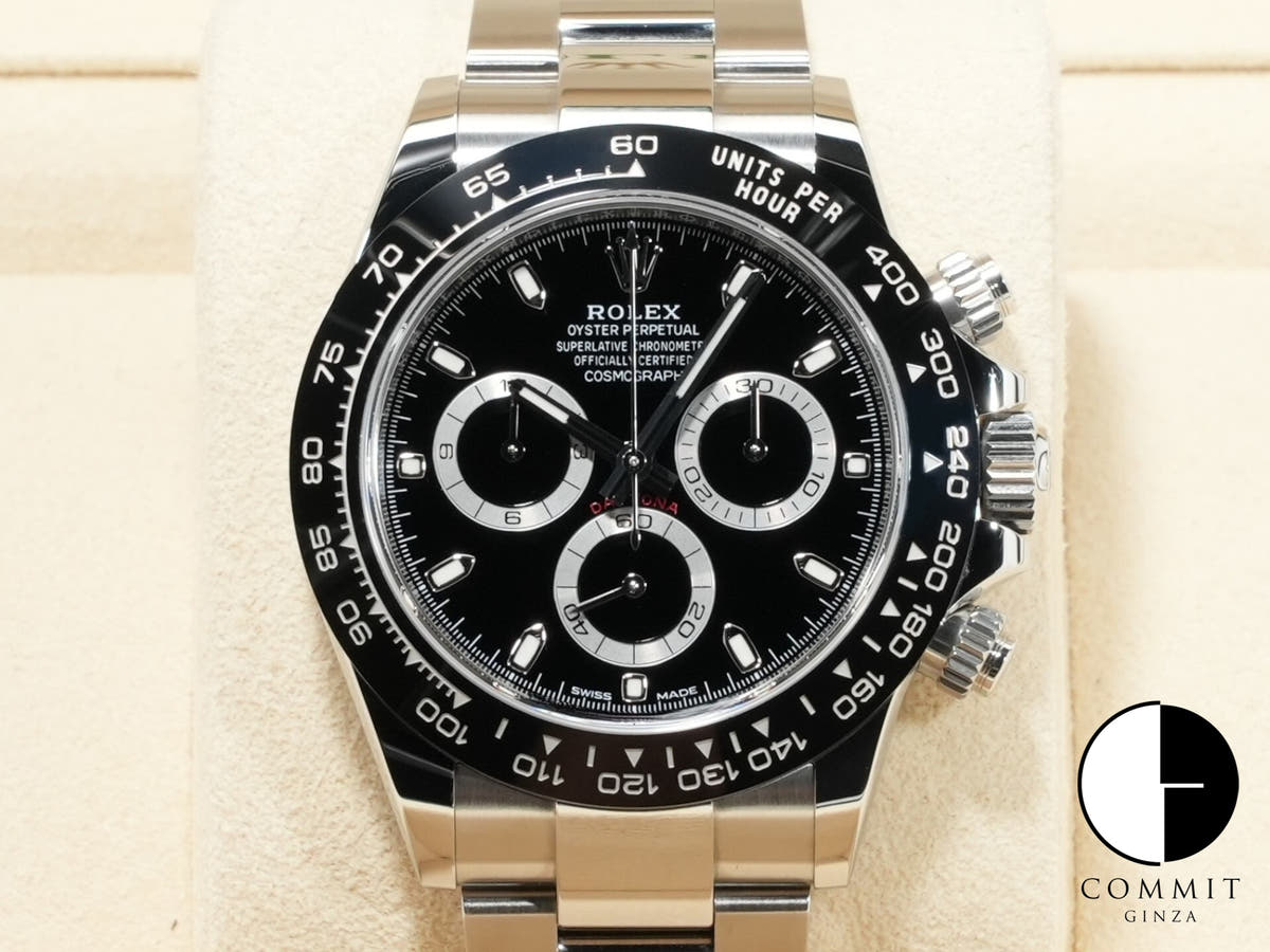 ロレックス デイトナ Ref.116500LN ステンレススチール ブラック文字盤