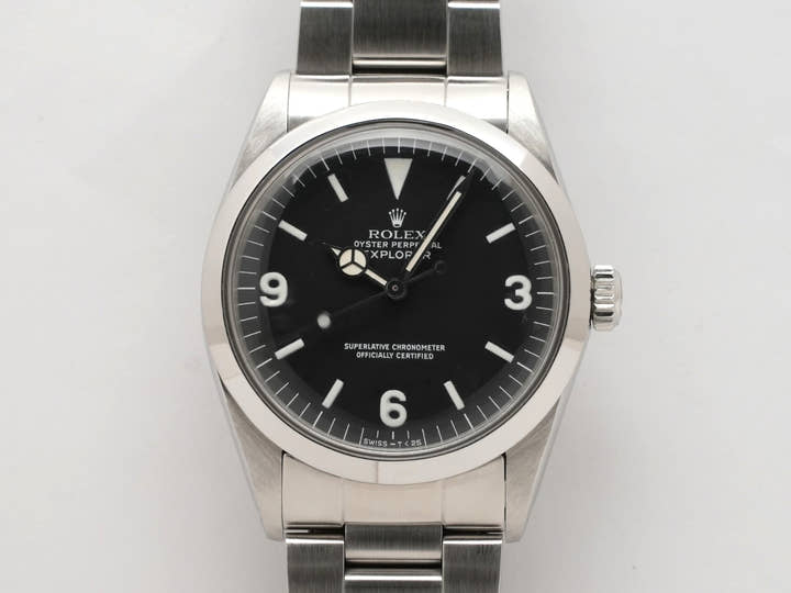 ロレックス エクスプローラーI Ref.1016 ステンレススチール ブラック文字盤 中古 csh7aryt