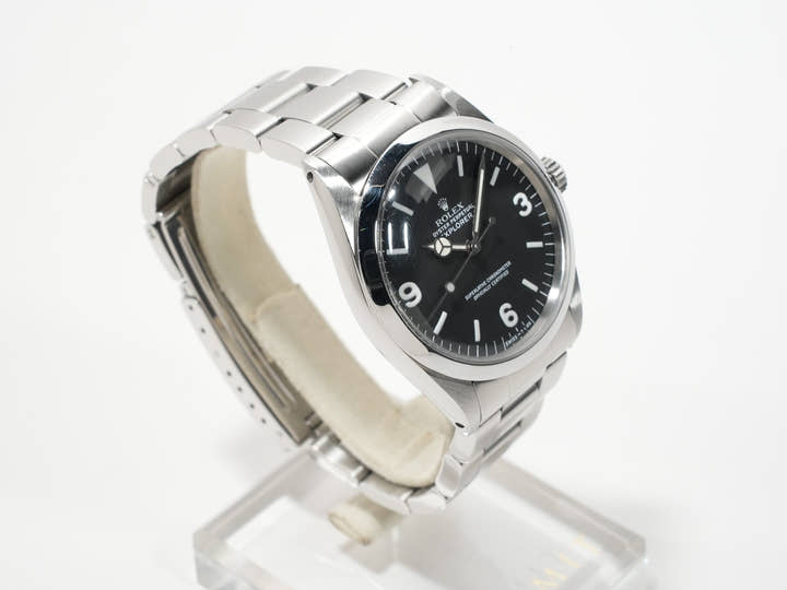 ロレックス エクスプローラーI Ref.1016 ステンレススチール ブラック文字盤 中古 csh7aryt