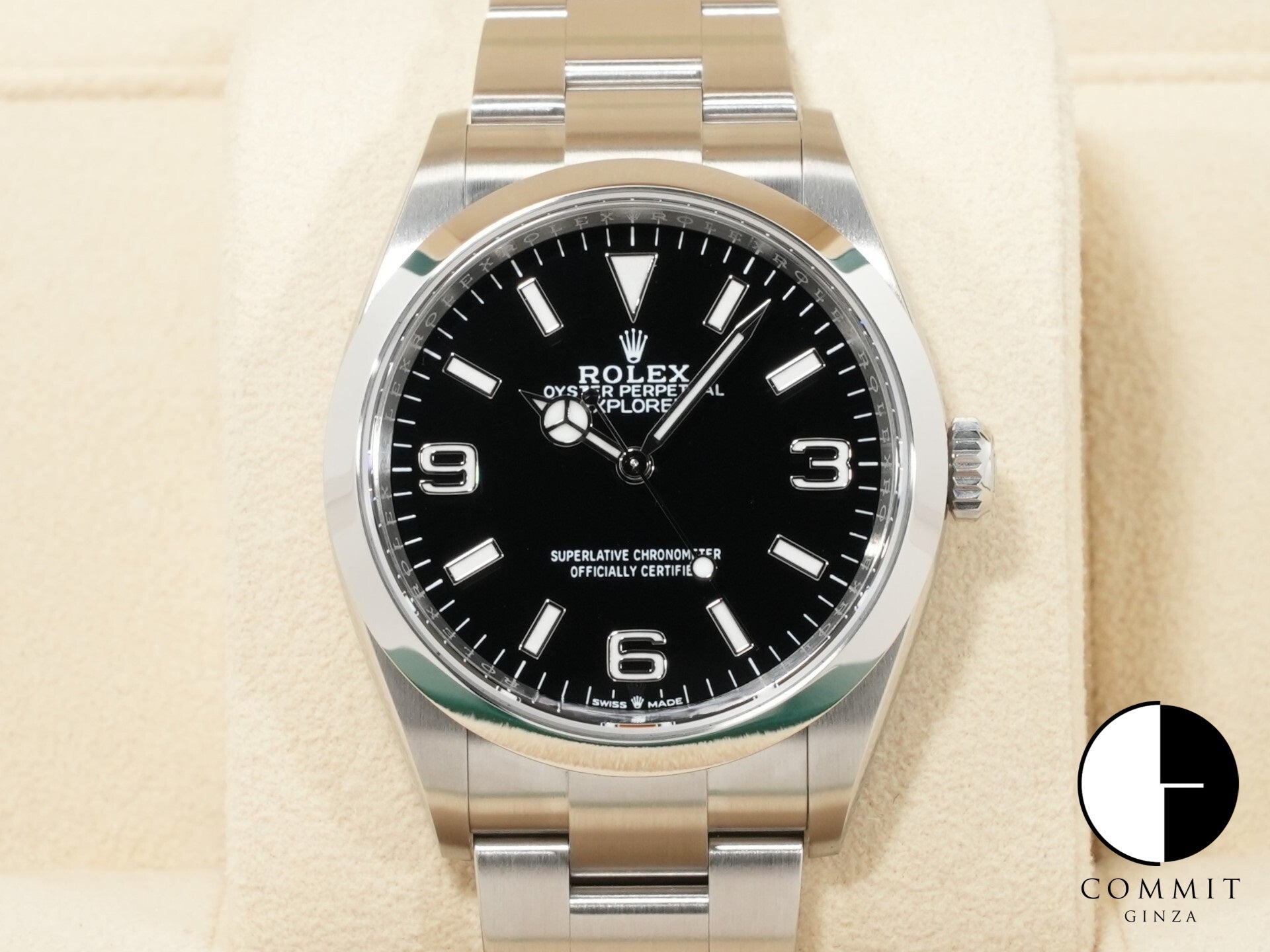 124270 ブラック ROLEX（ロレックス）エクスプローラーI 中古