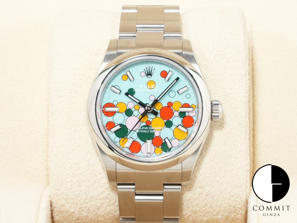 ロレックス オイスターパーペチュアル31 Ref.277200 ステンレススチール セレブレーションモチーフ文字盤