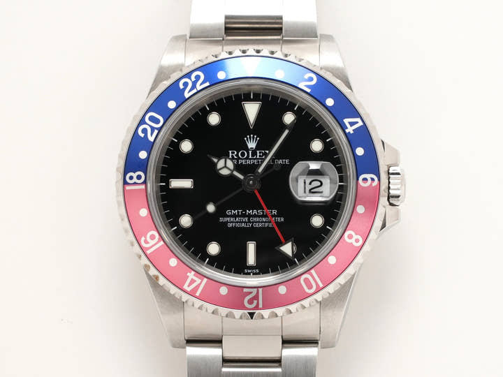 ロレックス GMTマスター Ref.16700 ステンレススチール ブラック文字盤 オイスターブレスレット
