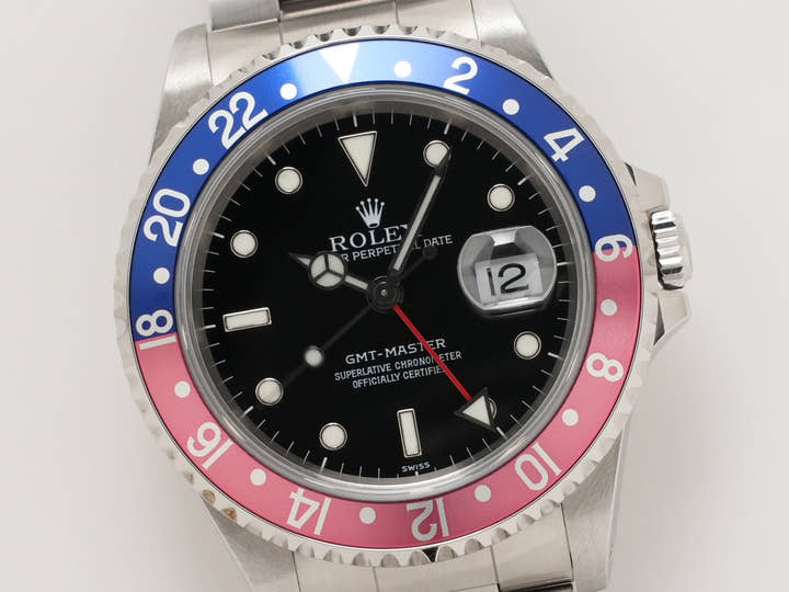 ロレックス GMTマスター Ref.16700 ステンレススチール ブラック文字盤 オイスターブレスレット