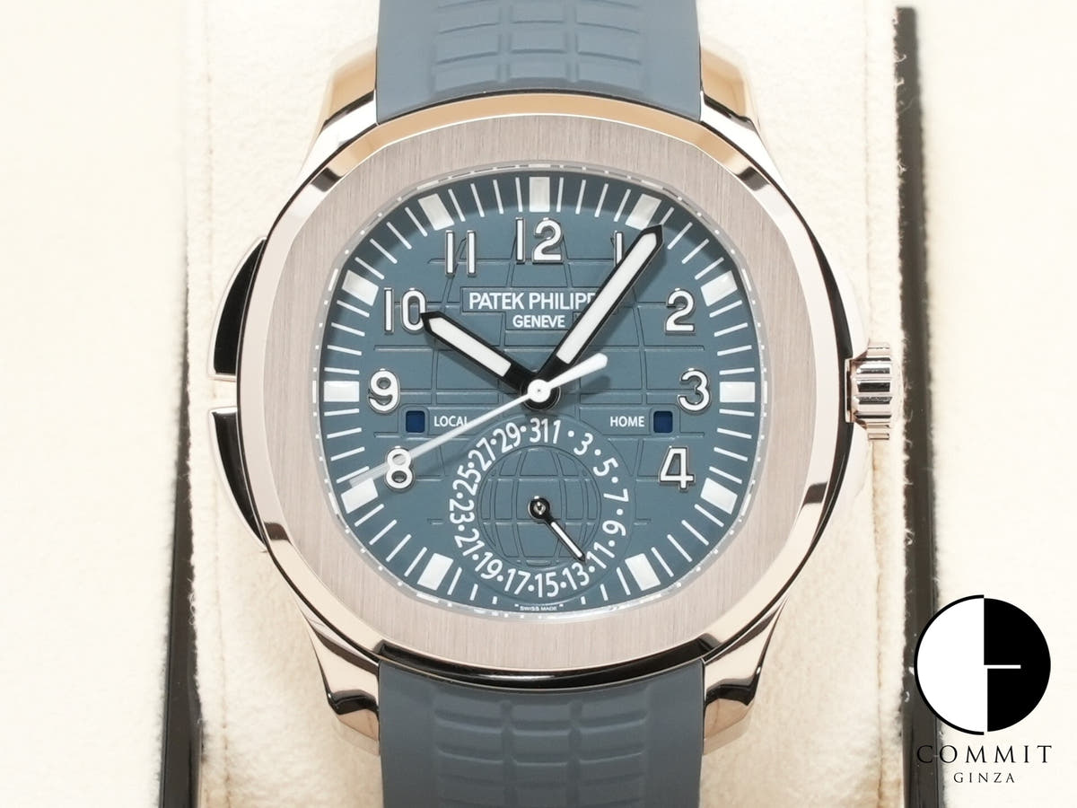 パテックフィリップ アクアノート Ref.5164G-001 ホワイトゴールド ブルーグレー オパーリン文字盤