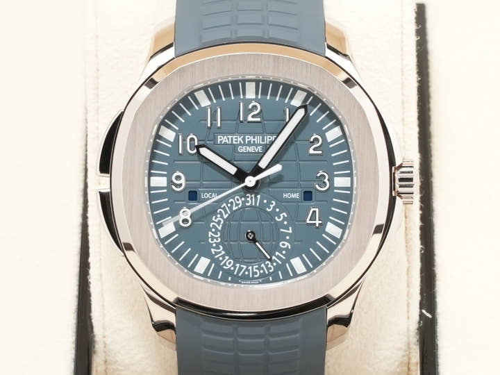 パテックフィリップ アクアノート Ref.5164G-001 ホワイトゴールド ブルーグレー オパーリン文字盤