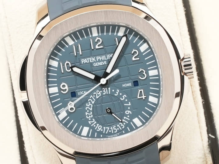 パテックフィリップ アクアノート Ref.5164G-001 ホワイトゴールド ブルーグレー オパーリン文字盤