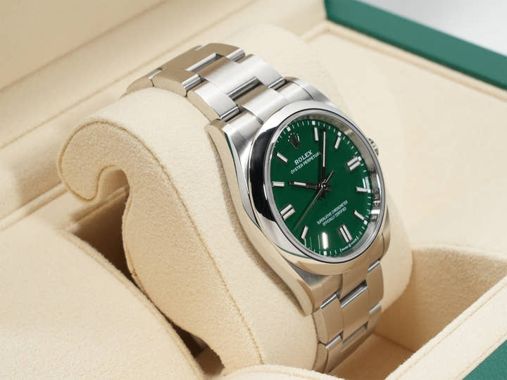 ロレックス オイスターパーペチュアル36 Ref.126000 ステンレススチール グリーン文字盤