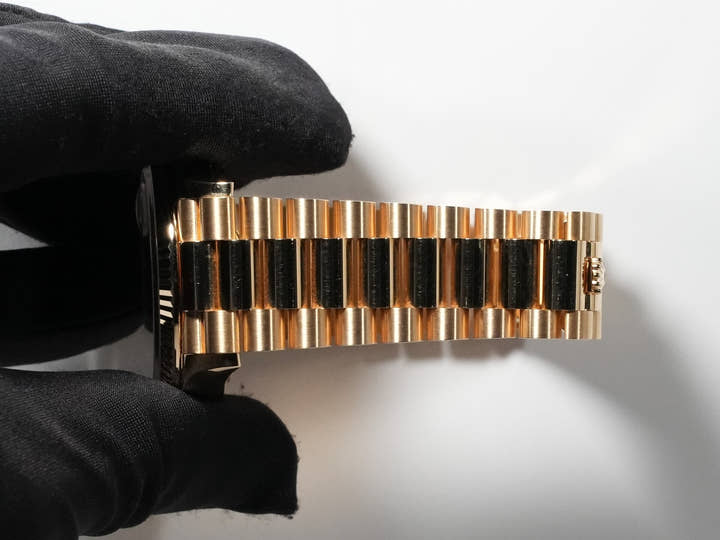 ロレックス デイデイト36 Ref.128238A イエローゴールド グリーンオンブレ文字盤