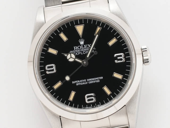 ロレックス エクスプローラーI Ref.14270 ステンレススチール ブラック文字盤