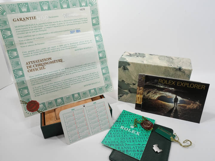 ロレックス エクスプローラーI Ref.14270 ステンレススチール ブラック文字盤