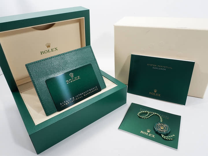 ロレックス エクスプローラー36 Ref.124273 ステンレススチール/イエローゴールド ブラック文字盤