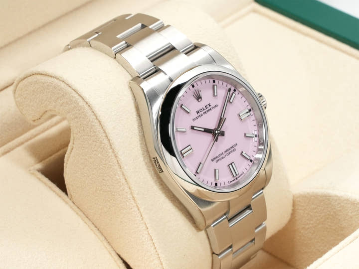 ロレックス オイスターパーペチュアル36 Ref.126000 ステンレススチール キャンディピンク文字盤