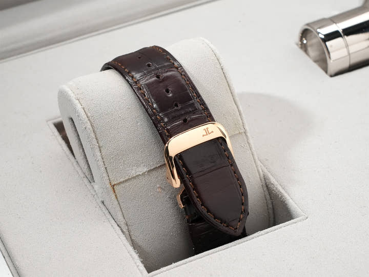 ジャガールクルト デュオメトロ クロノグラフ Ref.Q6012420 シルバー文字盤 中古 unh4hn5w