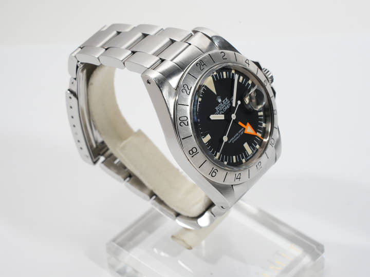 ロレックス エクスプローラーII Ref.1655 ステンレススチール ブラック文字盤