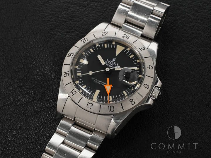 ロレックス エクスプローラーII Ref.1655 ステンレススチール ブラック文字盤