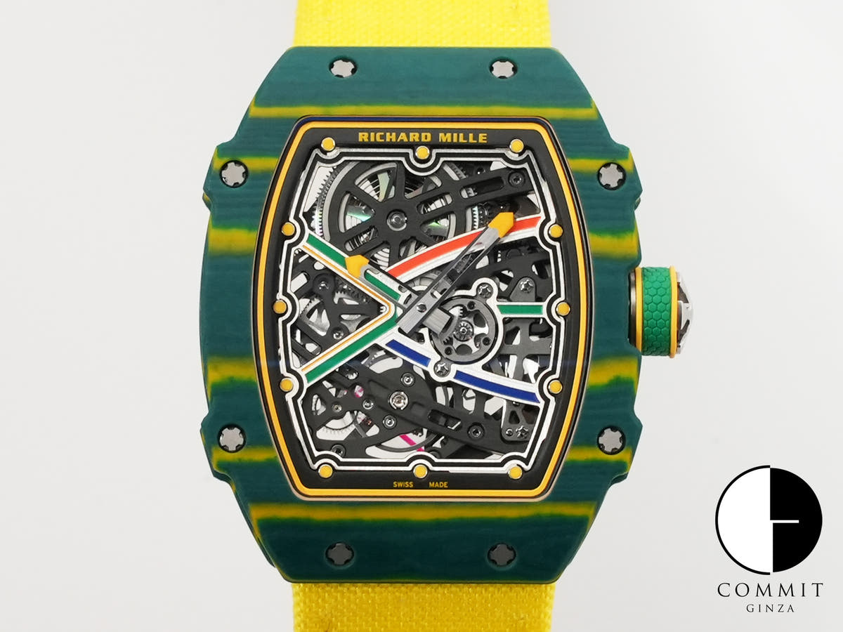 リシャールミル オートマティック ウェイド バンニーキルク Ref.RM67-02 スケルトン文字盤 極美品 our4qvim