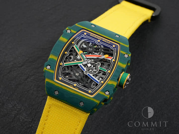 リシャールミル オートマティック ウェイド バンニーキルク Ref.RM67-02 スケルトン文字盤 極美品 our4qvim