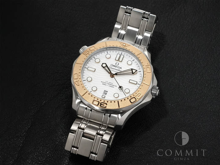 オメガ シーマスター ダイバー 300M パリ2024 Ref.522.21.42.20.04.001 ホワイト文字盤 極美品 irwkqbwg