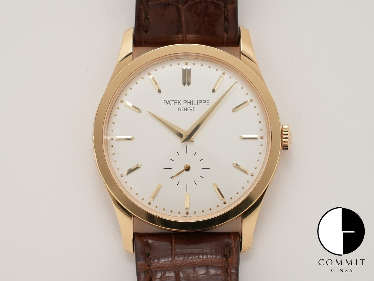 パテックフィリップ カラトラバ Ref.5196J-001 イエローゴールド シルバー文字盤