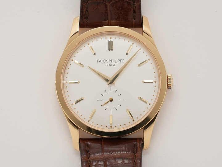 パテックフィリップ カラトラバ Ref.5196J-001 イエローゴールド シルバー文字盤