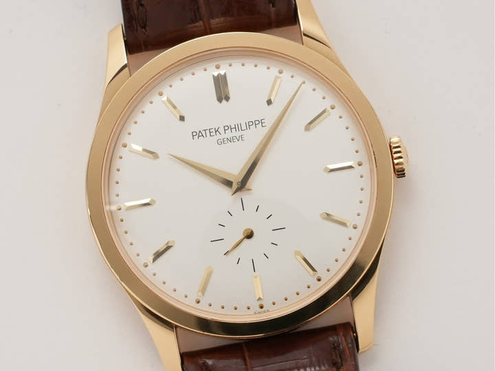 パテックフィリップ カラトラバ Ref.5196J-001 イエローゴールド シルバー文字盤