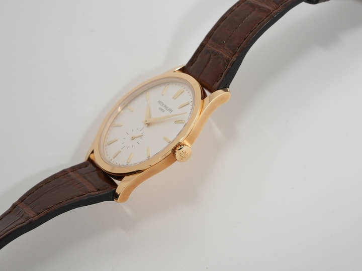 パテックフィリップ カラトラバ Ref.5196J-001 イエローゴールド シルバー文字盤