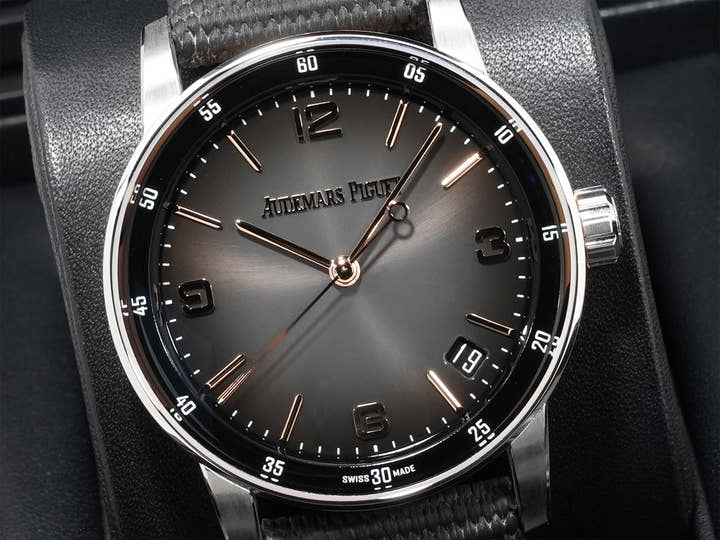 オーデマピゲ CODE 11.59 バイ オーデマ ピゲ Ref.15210CR.OO.A002CR.01 ホワイトゴールド/ピンクゴールド グレーラッカー文字盤