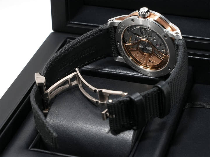 オーデマピゲ CODE 11.59 バイ オーデマ ピゲ Ref.15210CR.OO.A002CR.01 ホワイトゴールド/ピンクゴールド グレーラッカー文字盤