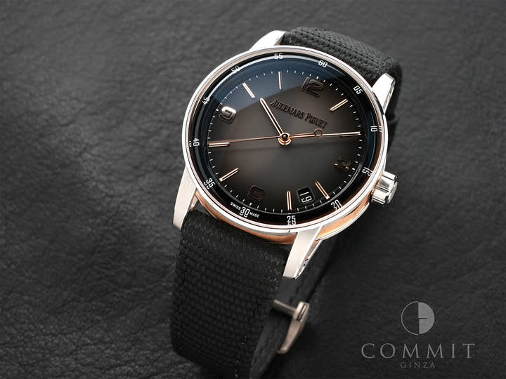 オーデマピゲ CODE 11.59 バイ オーデマ ピゲ Ref.15210CR.OO.A002CR.01 ホワイトゴールド/ピンクゴールド グレーラッカー文字盤