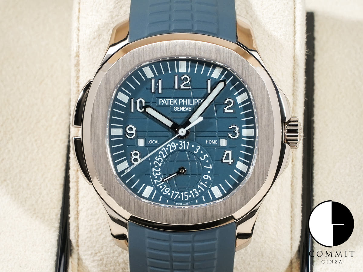 Patek Philippe Aquanaut Ref. 5164G-001 White Gold Blue-Grey Opaline Dial