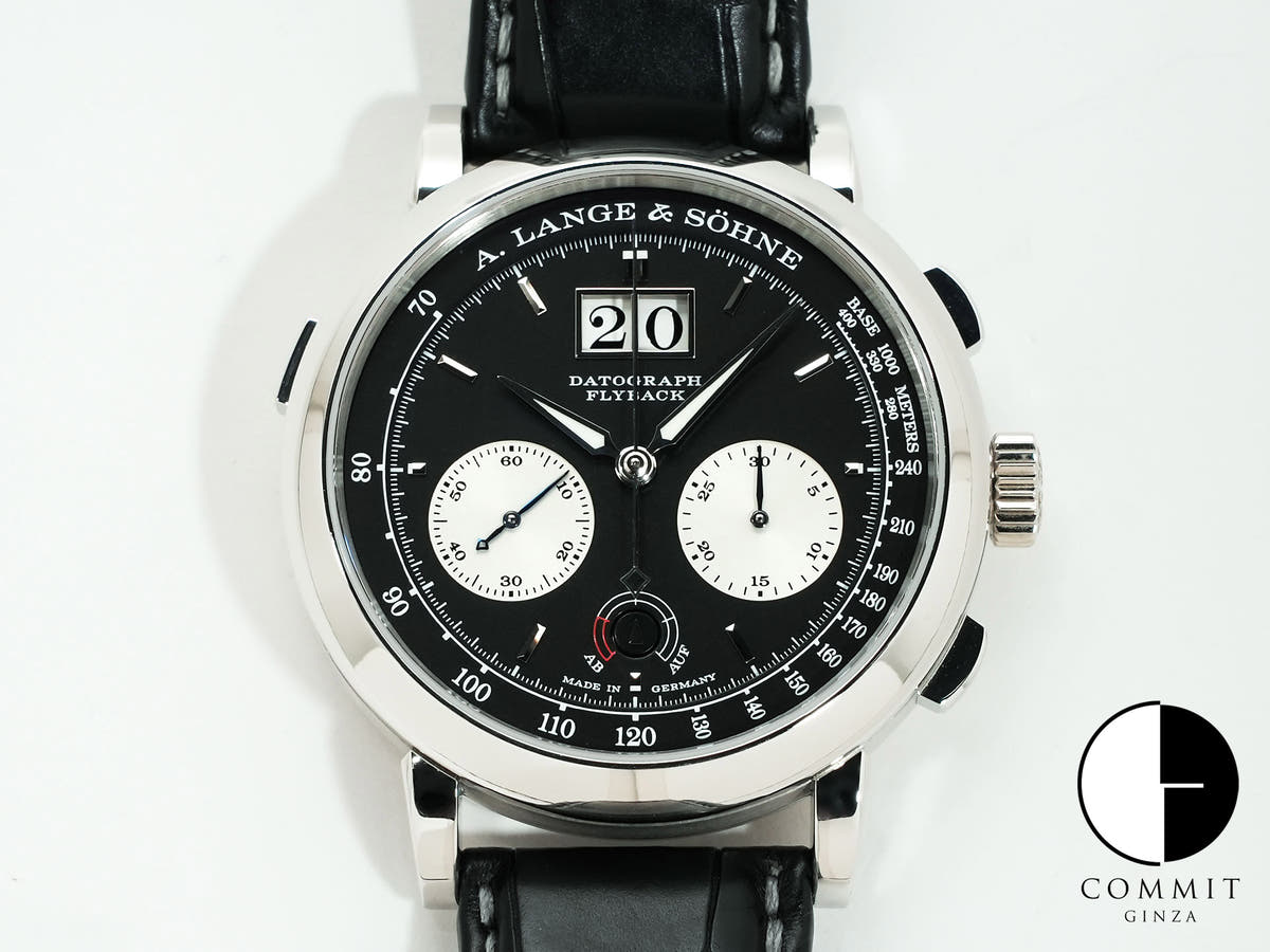 A.ランゲ&ゾーネ ダトグラフ アップ/ダウン Ref.405.035 ブラック文字盤 美中古 4k59vggd