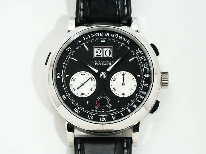 A.ランゲ&ゾーネ ダトグラフ アップ/ダウン Ref.405.035 ブラック文字盤 美中古 4k59vggd