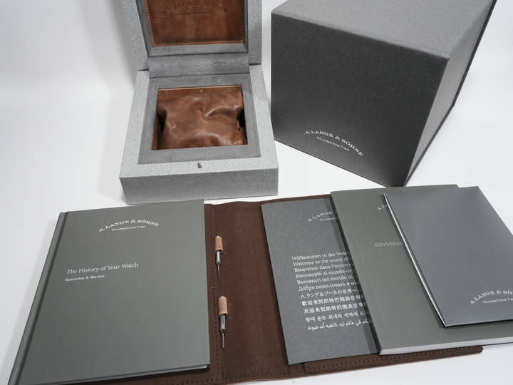 A.ランゲ&ゾーネ オデュッセウス Ref.363.179 ダークブルー文字盤 未使用 afn36ted