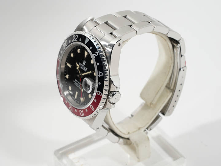 ロレックス GMTマスターII Ref.16710 ステンレススチール ブラック文字盤 オイスターブレスレット