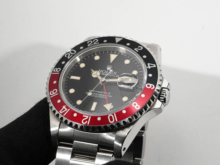 ロレックス GMTマスターII Ref.16710 ステンレススチール ブラック文字盤 オイスターブレスレット