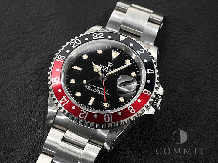 ロレックス GMTマスターII Ref.16710 ステンレススチール ブラック文字盤 オイスターブレスレット