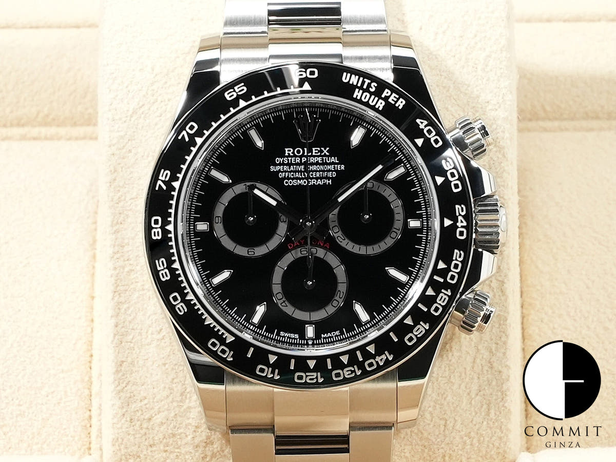 ロレックス デイトナ Ref.126500LN ステンレススチール ブラック文字盤