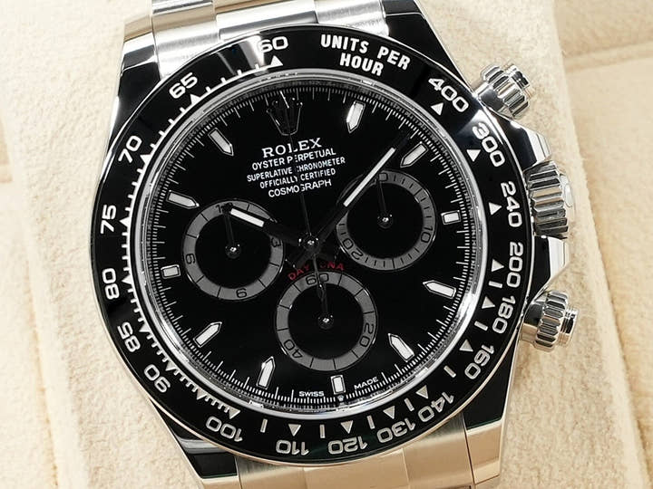 ロレックス デイトナ Ref.126500LN ステンレススチール ブラック文字盤