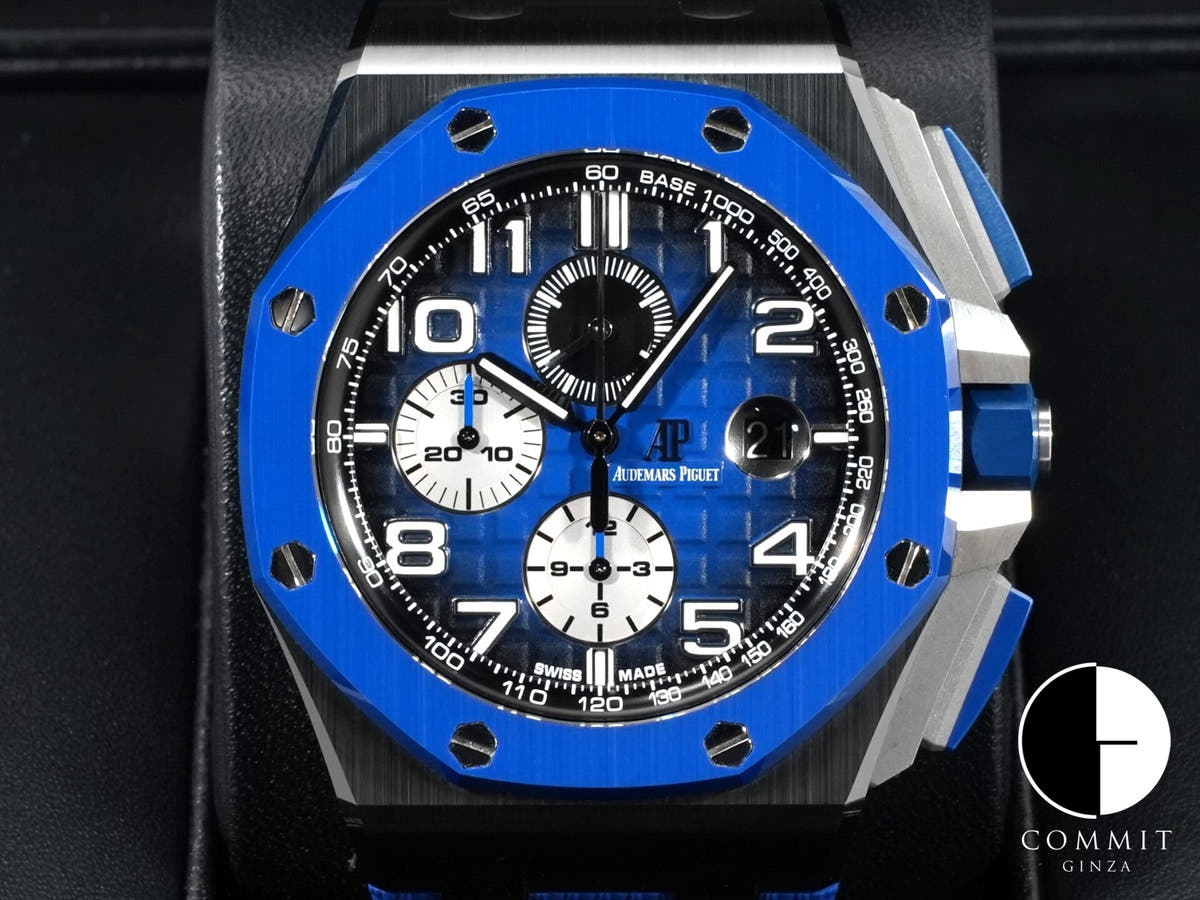 オーデマピゲ ロイヤルオーク オフショア クロノグラフ Ref.26405CE.OO.A030CA.01 セラミック スモークブルー文字盤