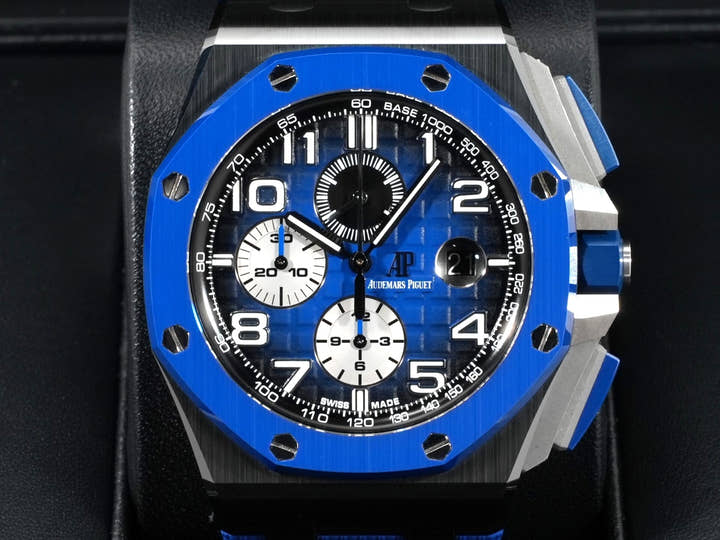 オーデマピゲ ロイヤルオーク オフショア クロノグラフ Ref.26405CE.OO.A030CA.01 セラミック スモークブルー文字盤