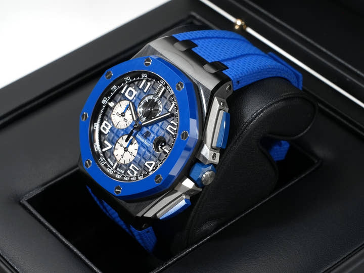 オーデマピゲ ロイヤルオーク オフショア クロノグラフ Ref.26405CE.OO.A030CA.01 セラミック スモークブルー文字盤