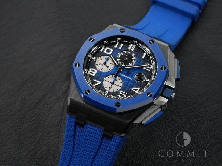 オーデマピゲ ロイヤルオーク オフショア クロノグラフ Ref.26405CE.OO.A030CA.01 セラミック スモークブルー文字盤