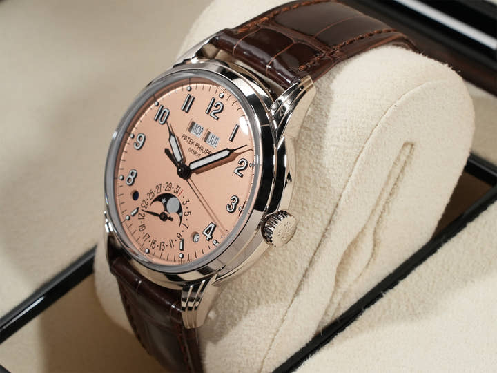 パテックフィリップ グランドコンプリケーション Ref.5320G-011 ホワイトゴールド ローズゴールドめっきのオパーリン文字盤