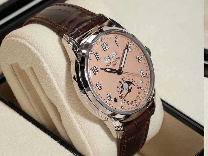 パテックフィリップ グランドコンプリケーション Ref.5320G-011 ホワイトゴールド ローズゴールドめっきのオパーリン文字盤